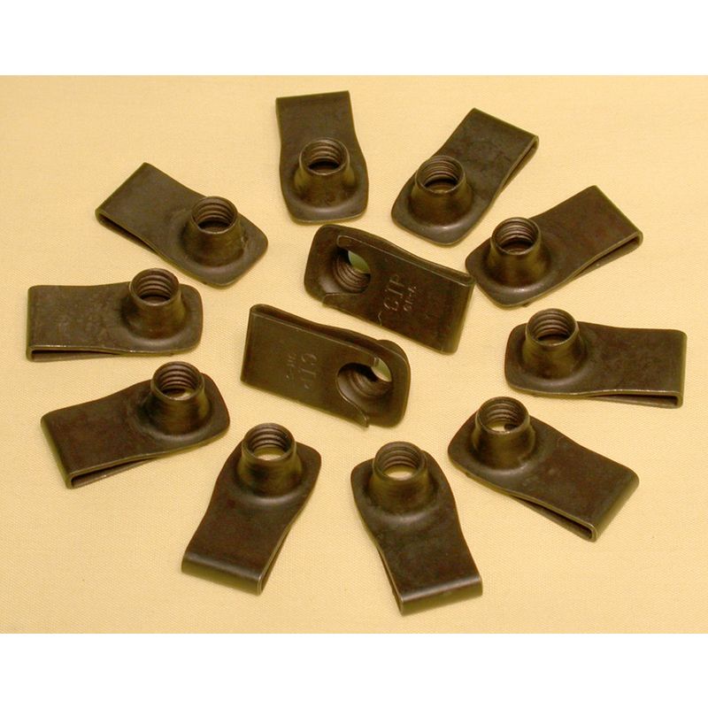 19651968 Mustang AMK Fender Bolts, Concours Quality, JNuts, 10 pcs