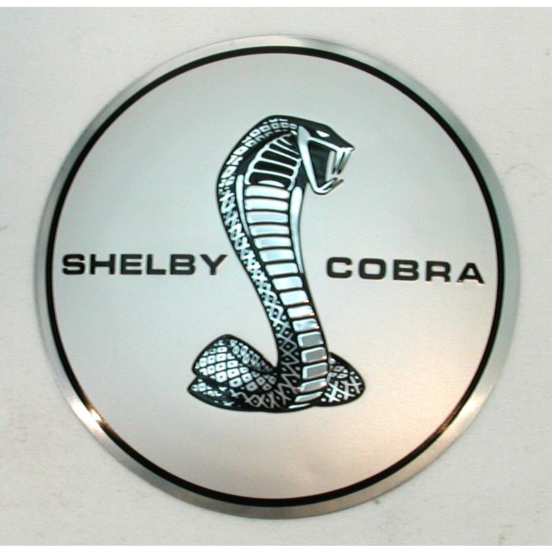 Pop Off Gas Cap Emblem 68 Shelby Cobra John's Mustang Parts & Accessories