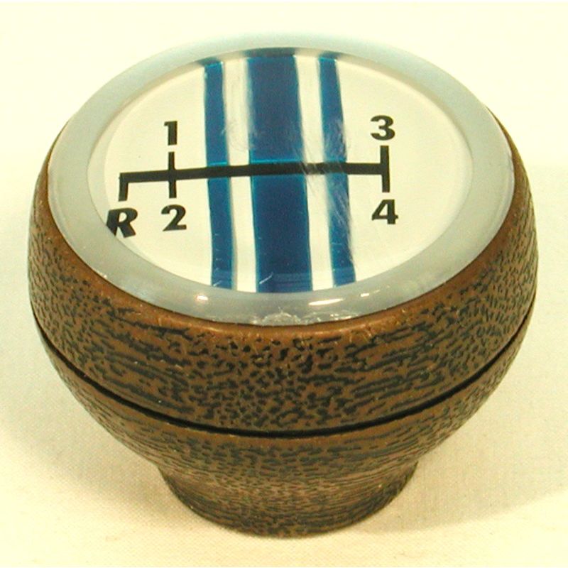 19681969 Mustang Transmission Gear Shift Lever Knob, Woodgrain